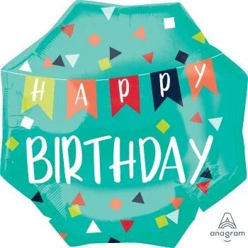 Happy Birthday Reason To Celebrate Supershape Balloon 22" | 1ct - Zurchers