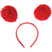 Red Pom Pom Headbopper | 1ct - Zurchers