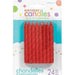 Red Spiral Candles, 2.5" | 24 ct - Zurchers