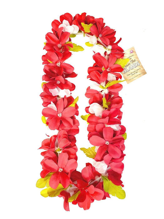 Red & White Flower Lei | 1ct - Zurchers