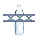 A water bottle with a Ridgeline High School Water Bottle Label on it.
