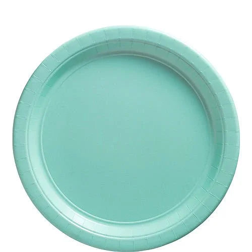 Robin's Egg Blue Lunch Paper Plates 8.5" | 20ct - Zurchers