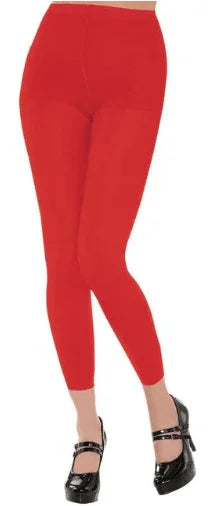 Red Footless Tights Adult | 1ct - Zurchers