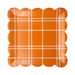 Rust Windowpane 10" Paper Plate | 8ct - Zurchers