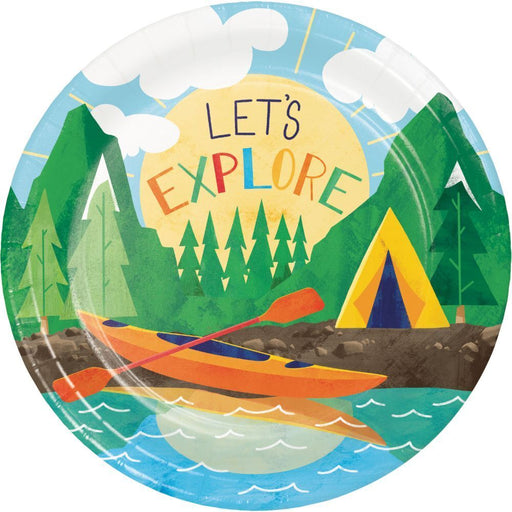 Outdoor Adventure Dessert Plates 7" | 8ct - Zurchers