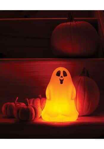 Halloween Flaming Ghost LED Light 6" | 1ct - Zurchers