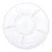 Scalloped Sectional Plastic Platter 16" | 1 ct - Zurchers