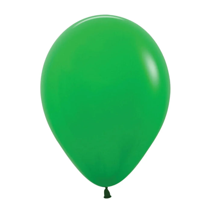 Shamrock Green Latex Balloon w/ Helium & Hi - Float, 11" | 1 ct - Zurchers