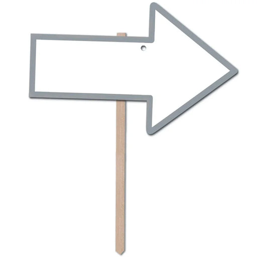 Silver Blank Arrow Yard Sign 15.25" | 1ct - Zurchers
