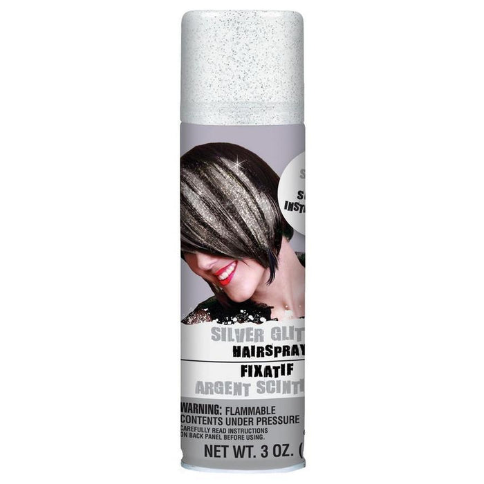 Silver Glitter Hairspray 3oz | 1ct - Zurchers
