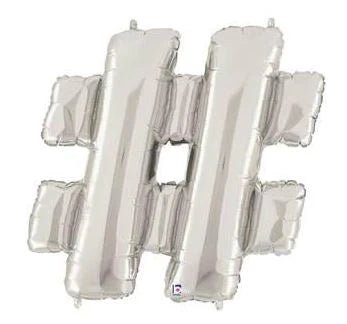 Silver Jumbo Letter Metallic Balloon 34" | 1 ct. - Zurchers