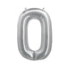 Silver Jumbo Number Balloons 34" - Zurchers