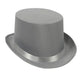 Silver Satin Sleek Top Hat | 1ct - Zurchers