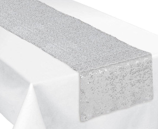 Silver Sequin Table Runner | 1ct - Zurchers