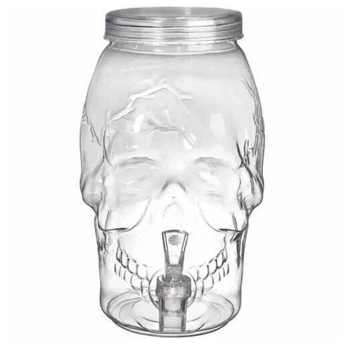 Skull Plastic Drink Dispenser, 1gal | 1 ct - Zurchers