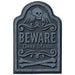 Halloween Beware Dark Magic Tombstone, 8in x 12in | 1ct - Zurchers