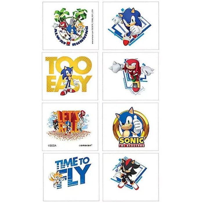 Sonic Tattoos | 1 sheet - Zurchers