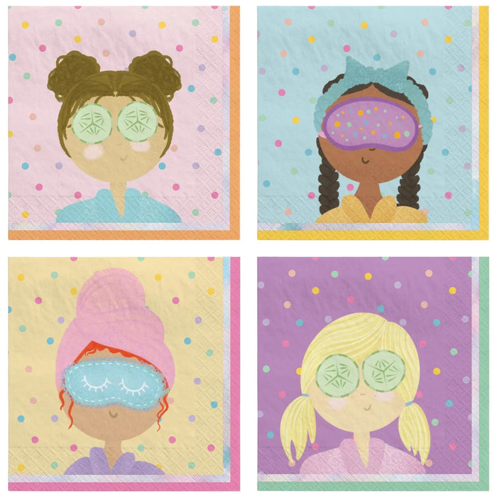 Spa Party Beverage Napkins | 16ct - Zurchers