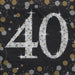 Sparkling Celebration "40" Beverage Napkins | 16 ct - Zurchers