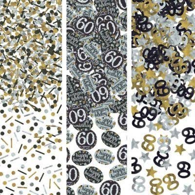 Sparkling Celebration 60th Birthday Confetti, 1.2 oz. | 1 ct - Zurchers