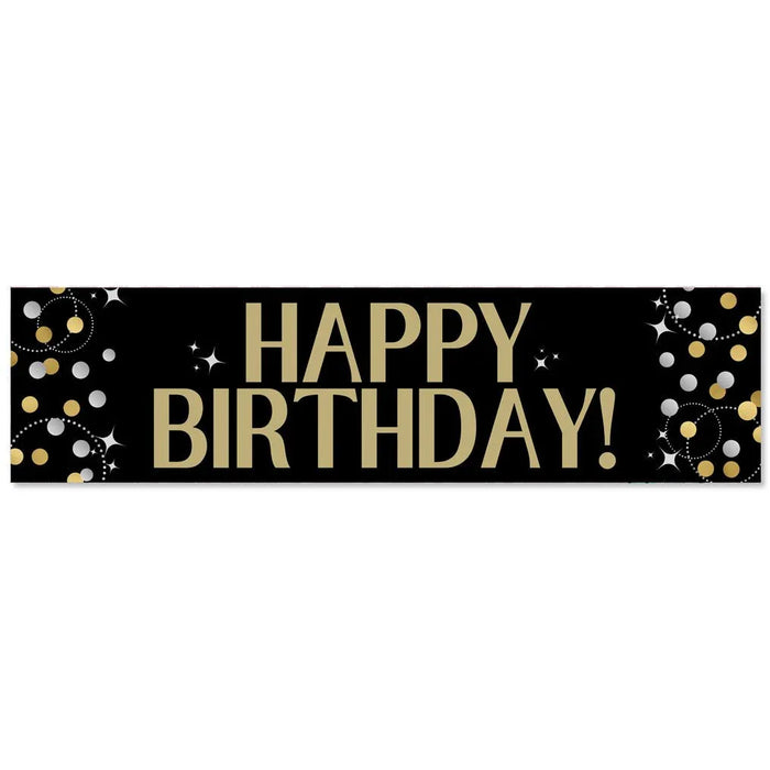 Sparkling Celebration Themed To - Go Banner 50" x 13" | 1ct - Zurchers
