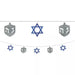 Star of David & Dreidel String Garland | 1ct - Zurchers