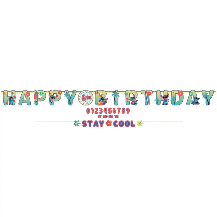 Stitch Jumbo Letter Banner Kit 10.5' | 2 pcs - Zurchers