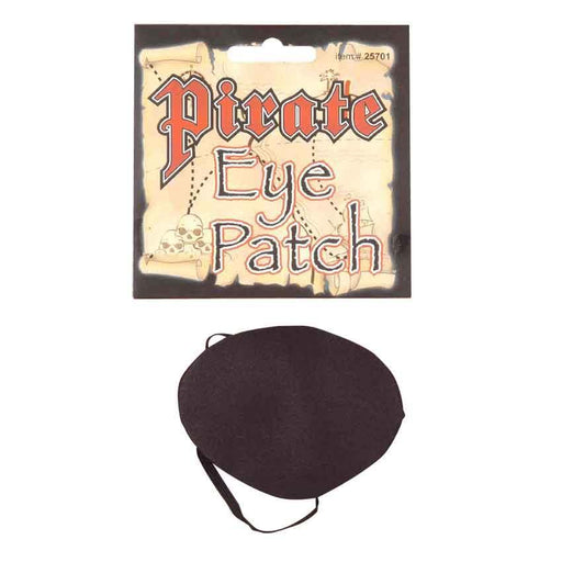 Halloween Pirate Black Eye Patch Costume Accessory | 1ct - Zurchers