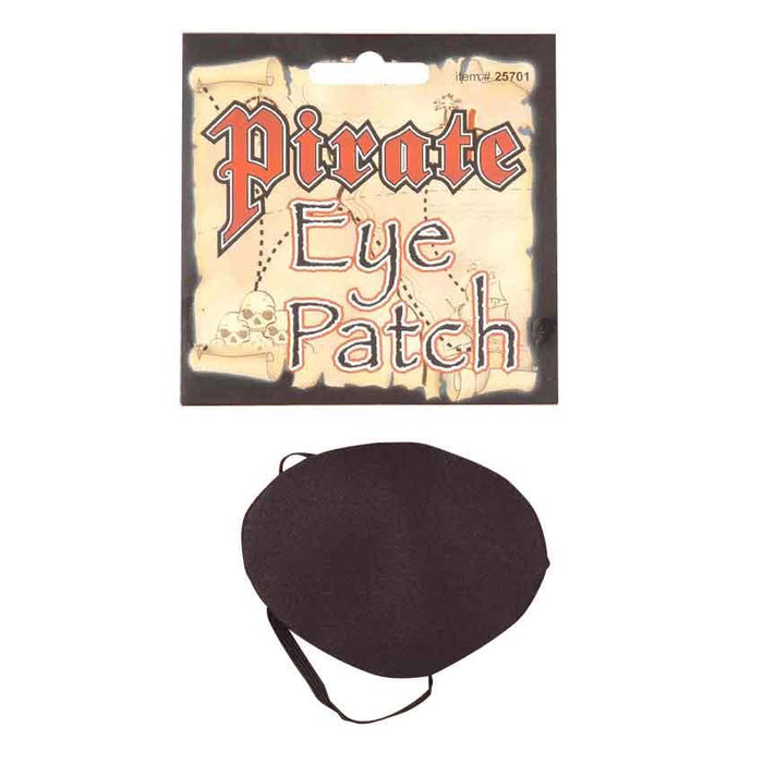 Halloween Pirate Black Eye Patch Costume Accessory | 1ct - Zurchers