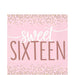 Sweet 16 Pink Lunch Napkins | 16ct - Zurchers