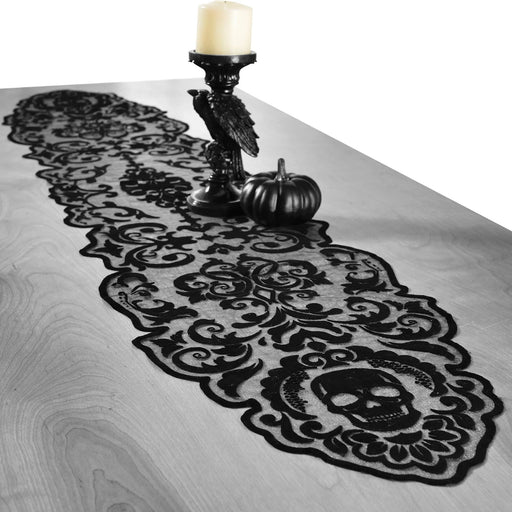Halloween Glam Boneyard Tablerunner | 1ct - Zurchers