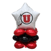 U of U U Feather Logo Air - Filled Balloon Bouquet - Zurchers