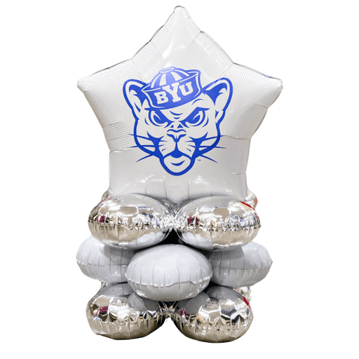 BYU Sailor Cougar Air - filled Mini Balloon Bouquet | 1 ct - Zurchers
