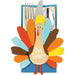 Thanksgiving Turkey Cardstock Cutlery Holders, 3.75in x 7.5in | 12ct - Zurchers
