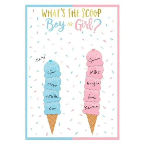 The Big Reveal What's The Scoop Chart | 1ct - Zurchers