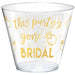 "This Party's Gone Bridal" Plastic Tumblers 9oz | 30ct - Zurchers