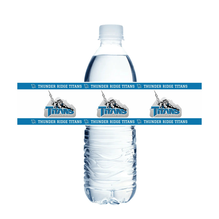 Thunder Ridge High School Water Bottle Labels | 12 ct - Zurchers