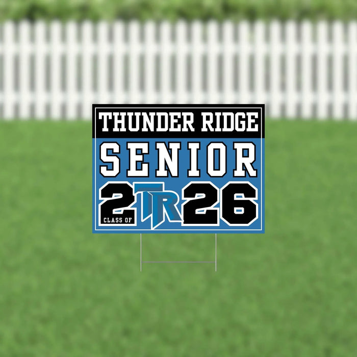 Thunder Ridge ID 2026 Senior Yard Sign | 1ct - Zurchers
