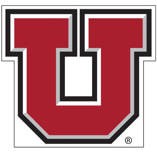 U of U Block U Shape Cut Yard Sign 23" x 23" | 1 ct - Zurchers