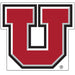 U of U Block U Shape Cut Yard Sign 23" x 23" | 1 ct - Zurchers