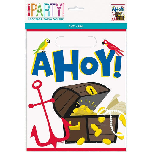 Ahoy Pirate Favor Bags | 8 ct - Zurchers