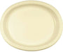 Vanilla Creme Oval Dinner Paper Plates | 8ct - Zurchers
