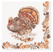 Vintage Turkey Luncheon Napkins | 1ct - Zurchers