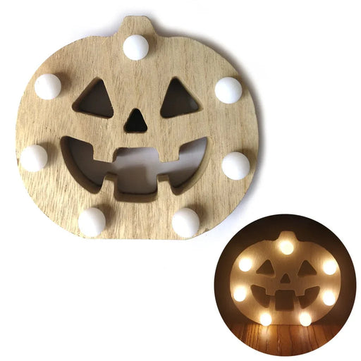 Wooden Pumpkin Light | 1 ct - Zurchers