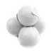 Milk Chocolate White Foil Balls 1.5lbs | 1ct - Zurchers