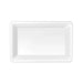 White Plastic Rectangular Tray 9"x14.2" | 1 ct - Zurchers