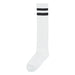 White w/Black Striped Knee Socks | 1pr - Zurchers