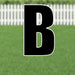 Yard Card Black Letter 21.5" | 1ct - Zurchers