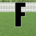 Yard Card Black Letter 21.5" | 1ct - Zurchers