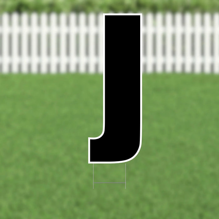Yard Card Black Letter 21.5" | 1ct - Zurchers